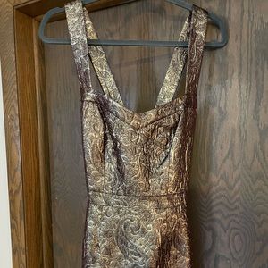 Gold black cocktail dress Marc New York